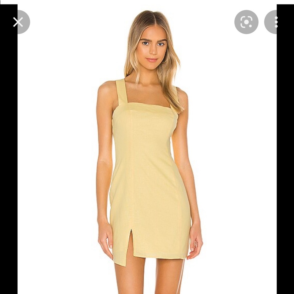 BNWT Minkpink exactly how you are dress in lemon size xs